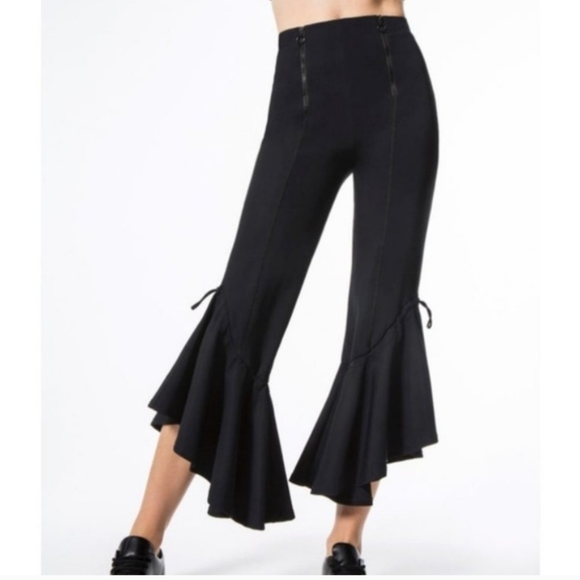 Jonathan Simkhai Pants - JONATHAN SIMKHAI CARBON 38,FLARE LEG CROP PANTS, SIZE ???